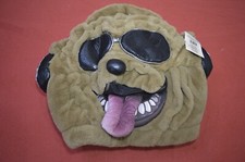 Bulldog Beat Plush Full Head DOG Mask Halloween MASCOT Costume NWT