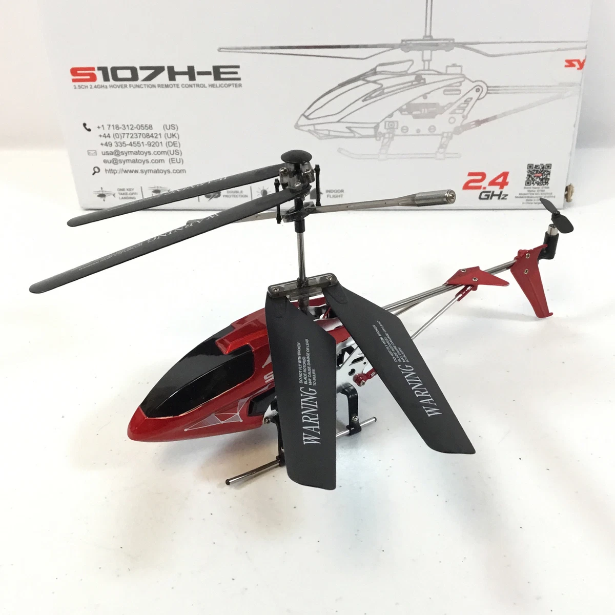 SYMA S107H E Multicolor 3.5GHz Hover Function Remote Control Helicopter 8 Used