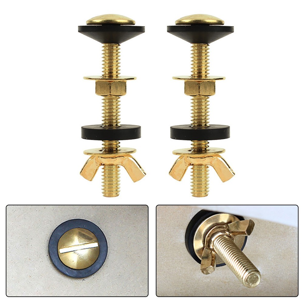 Reliable Toilet Pan Fixing Kit with Sealing Bolts for Secure Connection