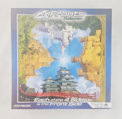 New: Castle Quartet Jigsaw Puzzle 4 Fronts Collection 550 Pieces George Michalec