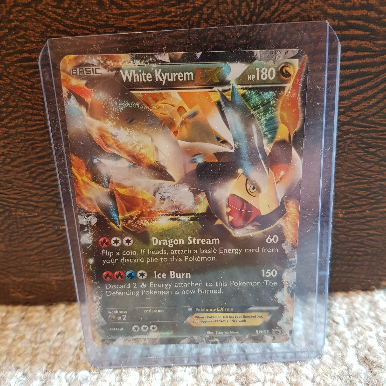 Pokemon Card White Kyurem Ex Bw63 Holo Black Star Promo
