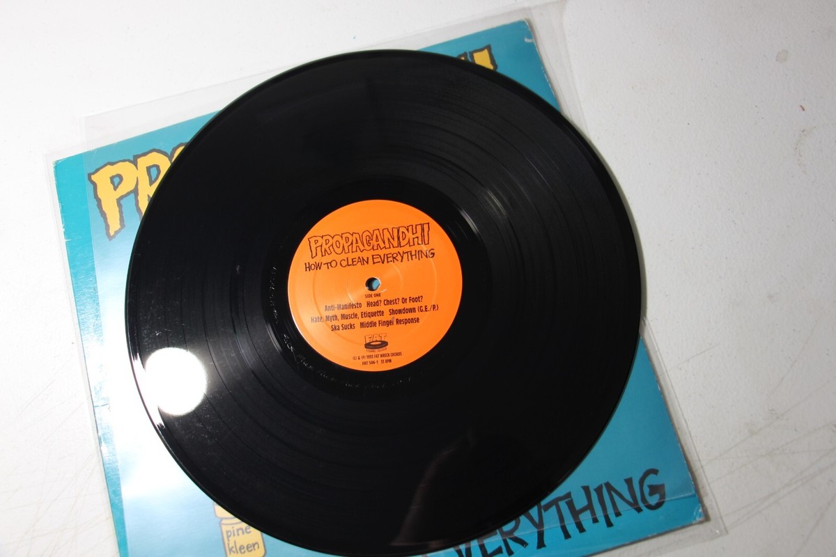 Propagandhi/How To Clean Everythingレコード Propagandhi – How To Clean Everything, 1993 Original LP Fat