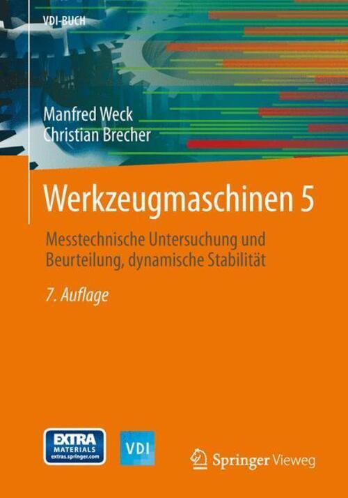 Thumbnail - Werkzeugmaschinen 5 | Manfred Weck | Taschenbuch | Vdi-buch |