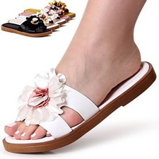 Chaussures Femmes Sandales Pantoufles Mules Chaussons Sandalettes Fleur