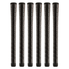 Set of 6 Winn Excel Wrap Standard Size Soft Wrap Golf Grip, Black - 5715W