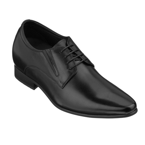 Scarpe Uomo CALTO Con Rialzo Invisibile 6,1 Cm – Sportive E Leggere, Tomaia In Maglia Traspirante, Altezza Tacco 5,1 Cm, Colore Nero - 4