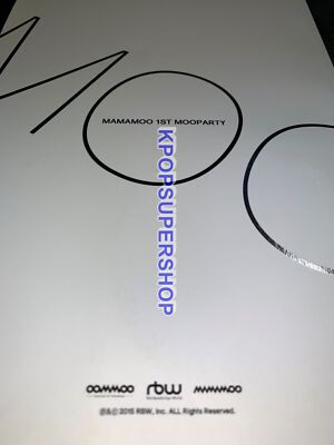 Mamamoo 1st MooParty Photobook DVD Great Rare OOP MOOMOO Cafe