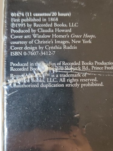Little Women, An American Classic LOUISA MAY ALCOTT 11 Cassette Tapes NIB SEALED - Picture 5 of 5