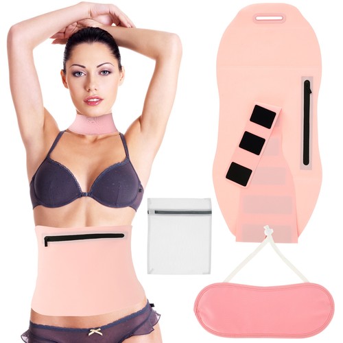 3Pcs Neck Waist Essential Oil Pack Set Washable Reusable Essential Oil KoqpC - Picture 15 of 15