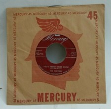 Platters YOU'LL NEVER NEVER KNOW DOO WOP 45 70948 PLAYS VG TO VG
