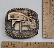 GOOSENECK TRAILER - Kiesler Built Inc - SPEC-CAST - belt BUCKLE - listing #6921