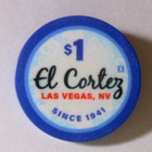 $1.00 CASINO CHIP "EL CORTEZ CASINO" LAS VEGAS, NEVADA — photo 1