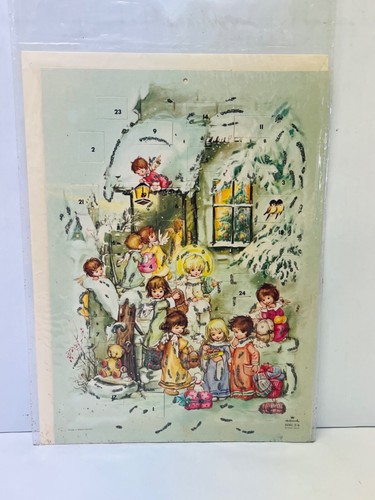 Vintage Paper Advent Christmas Calendar Western Germany Hallmark Decor BIN 20 - Picture 3 of 13