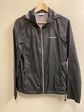 Columbia Women's Size Small Black Nylon Windbreaker Jacket