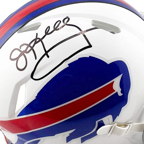 Jim Kelly Signed Buffalo Bills Speed Mini Football Helmet (JSA) - Picture 2 of 3
