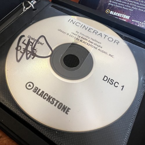 Lot: 2 Timothy Hallinan Audio Book CD Set The Four Last Things Incinerator - Picture 5 of 5