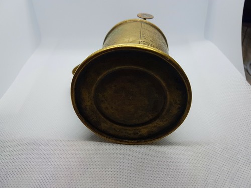 Ancient Antique French c1885 Lampe Original PIGEON Brass OIL LAMP STAND - Picture 10 of 10