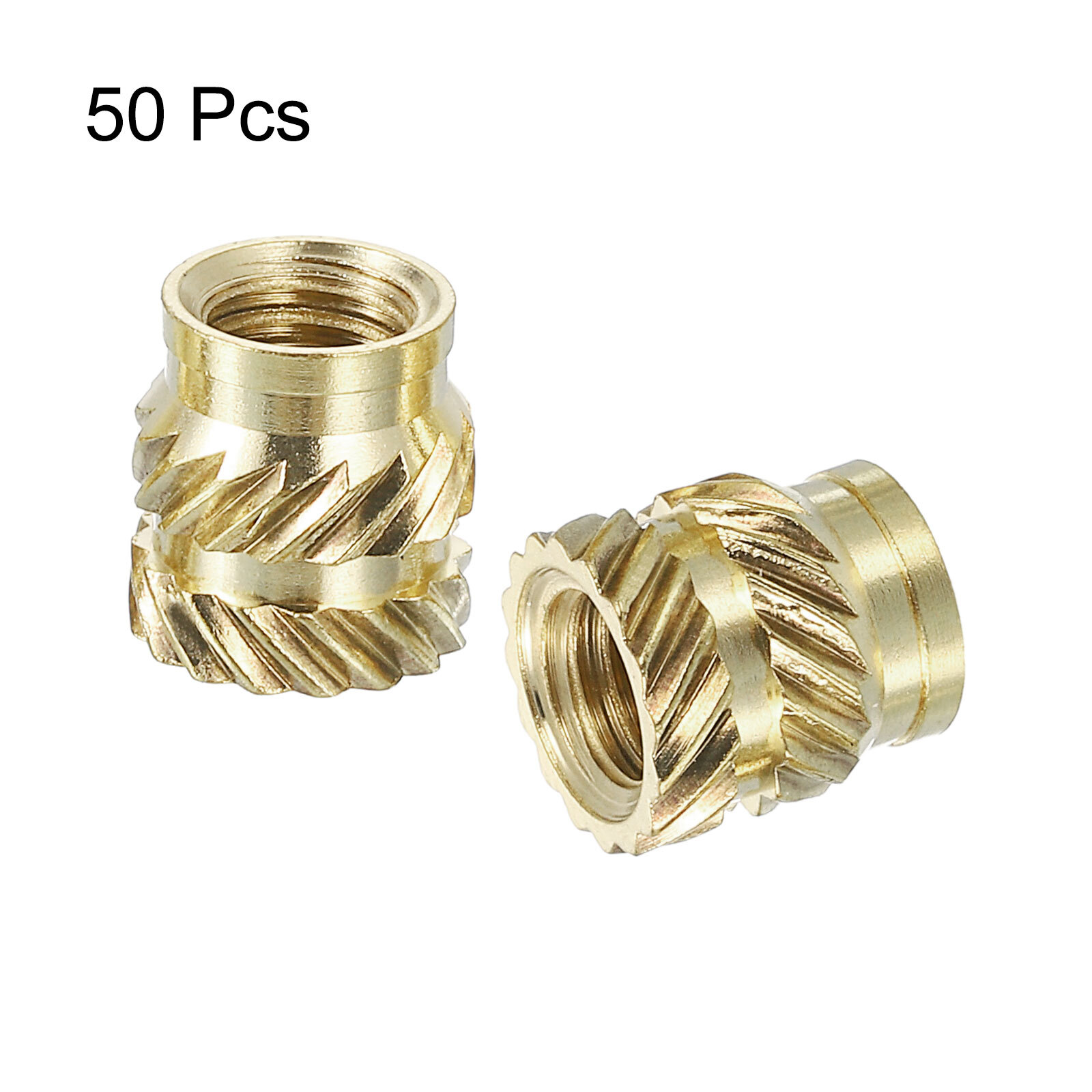 QUARKZMAN Gerändelte Einsteckmuttern M5 - 15 Stück Messing Gewindeeinsätze Für 3D-Druck