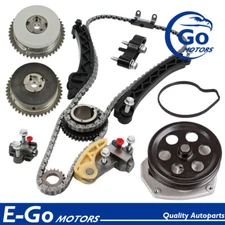 Engine Timing Chain Kit Pair Sprockets Water Pump For SAAB 9-3 9-3X 9-5 E50 2.0L