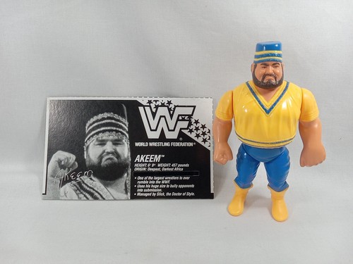 Vintage WWE WWF Wrestling AKEEM Action Figure Tita...