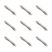 50Pcs Iron French Barrette Blank Hair Clip 0Barrette Hair, 97x10x3mm, 50Pcs