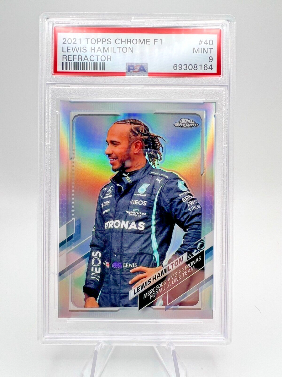 Topps chrome F1 Albon RC Refractor PSA9