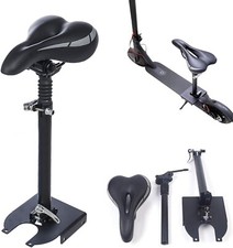 Scooter Seat Saddle, Scooter Seat Attachment with Shock-Absorbing, Adjustable Un