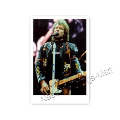 Jon Bon Jovi | John Francis Bongiovi  - Autogrammfotokarte [AK1]