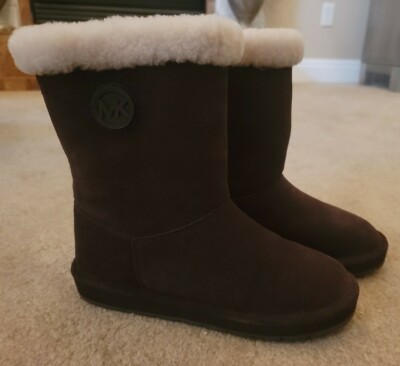 Michael Kors Womens Boots Size M leather winter Shoes Soft