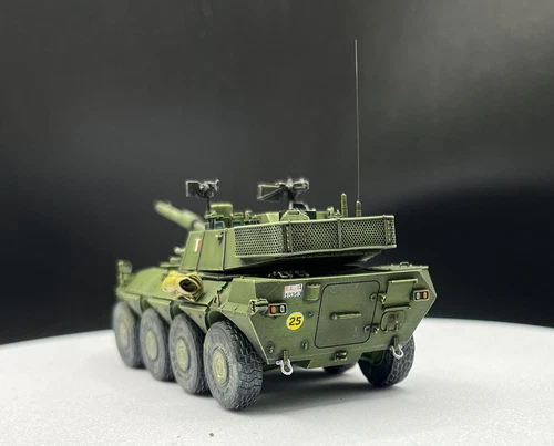 1/72 AM Italian Centaur Destroyer Wheeled Tank Model 120mm Smoothbore Gun Toys - Picture 6 of 13