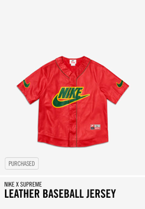 nike x supreme baseball jersey