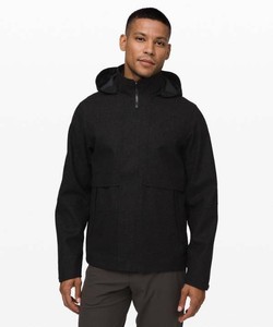 lululemon black rain jacket