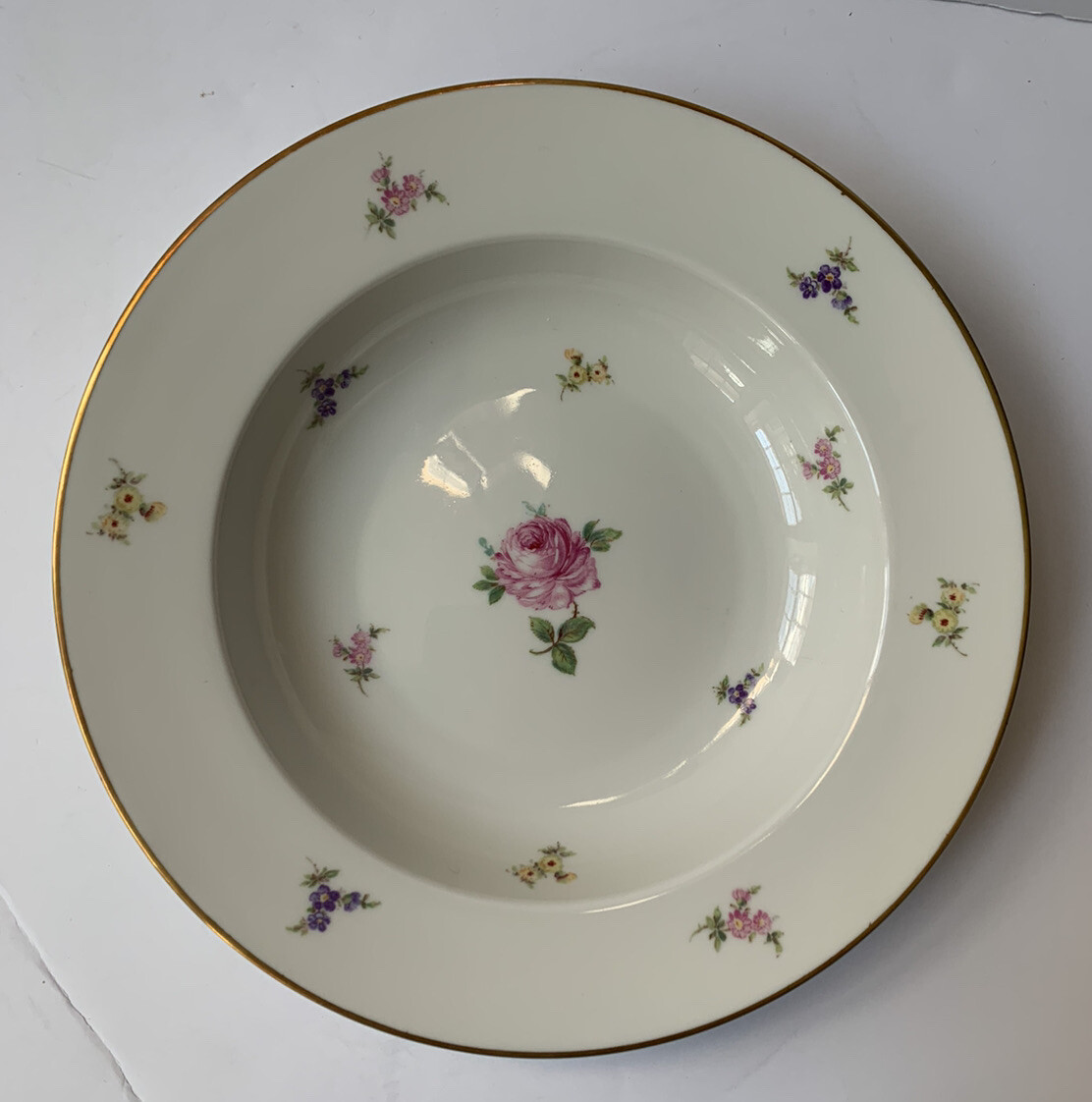 Vintage Rosenthal HELENA Selb-Germany U S Zone Roses Soup Bowl