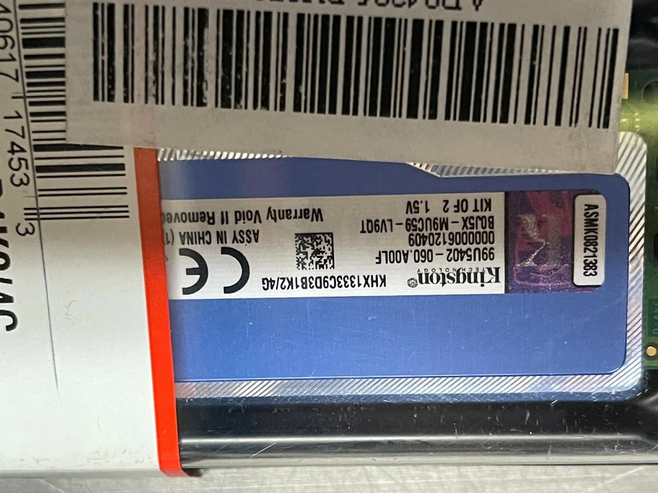 Kingston HyperX Blue 4GB DDR3 -1333 DIMM RAM Kit (2pc) - KHX1333C9D3B1K2/4G - Image 2 of 2