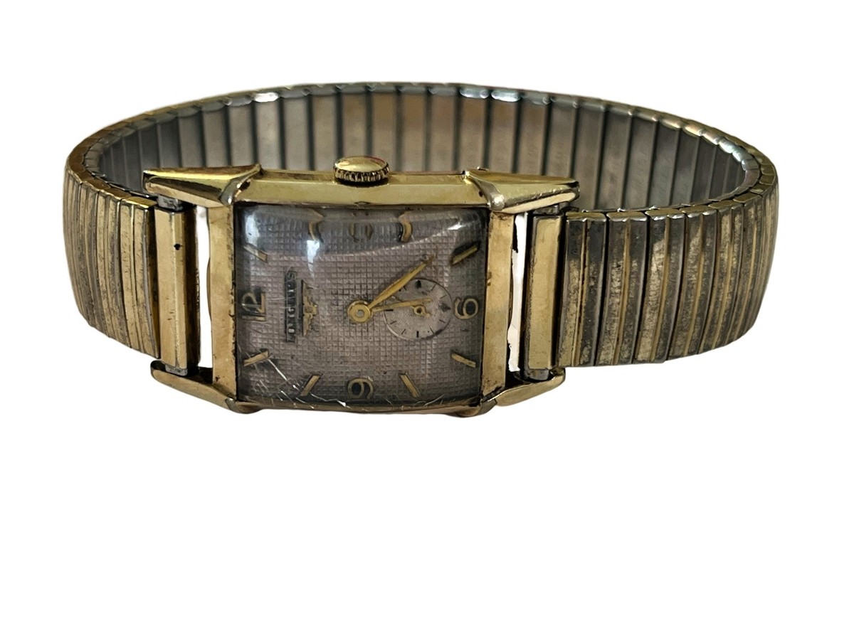 Mens Vintage Longines 10k Yellow Gold Filled Watch | eBay