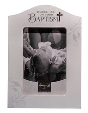 Frame-Blessings On Your Baptism Holds 4 x 6 Photo 