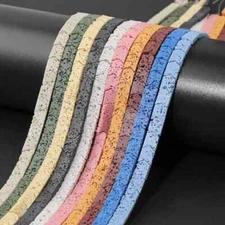 Natural Volcanic Lava Multicolour Arrow Shape Loose Beads for Jewelry Making DIY