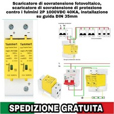 Scaricatore di sovratensione fotovoltaico Di Protezione Contro I Fulmini 2P 1000