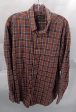 Kinloch Anderson Shirt Men's Large Plaid Long Sleeve Button-Down Collared Dress 