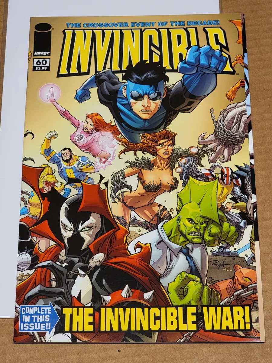 INVINCIBLE #60 NM wraparound cover Spawn Image Comics comic book LOW PRINT  RUN