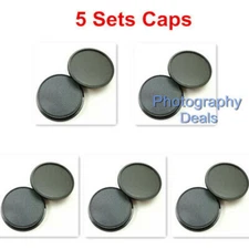 5 Sets Lens Rear Cap Lens Cover + Camera Body Cap for Leica L T TL2 SL2 S1R S1H