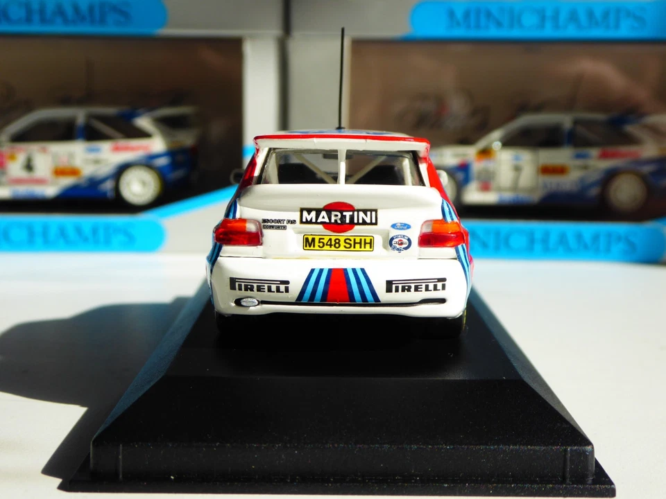1/43 Minichamps Ford Escort RS Cosworth Martini #3 Winner Mille Miglia 1995 - Immagine 4 di 4