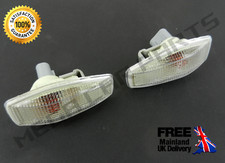FOR HYUNDAI MATRIX GETZ TUCSON PAIR FRONT WING SIDE INDICATORS LIGHT CLEAR LH+RH