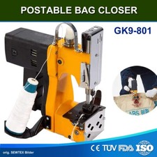nur 2,9 Kg  Tragbare SACKN&Auml;HMASCHINE Ultraleiche 230V  inkl. 5.000 m Garnrollen
