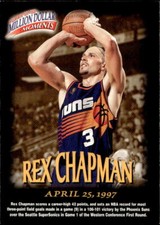 1997 fleer #32 of 50 NBA Rex Chapman card
