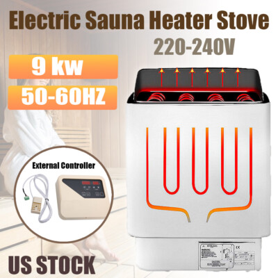 Sauna Steam Spa Help Relieve Stress 9KW Heater With Upgraded Digital Control