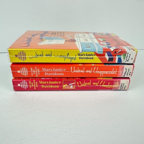 3x Mary Janice Davidson Paranormal Romance Paperback Fiction Novel Books - Picture 3 of 6