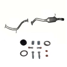 Endschalldämpfer Mittelrohr Auspuff Toyota Auris 1.3 VVTi 16V +Montageteile