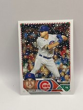 2023 Topps Holiday #H48 Matt Mervis RC Chicago Cubs Rookie Baseball Card. rookie card picture