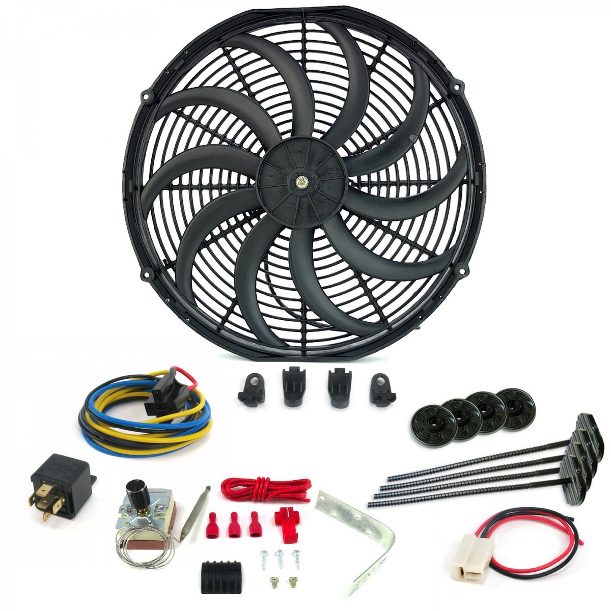 Zirgo High Performance Adjustable 16 Fan Cooling Kit Toyota FJ